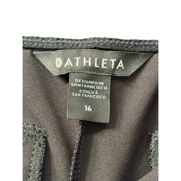 Athleta Endless High Rise Cargo Pant Black Womens Size 16 - Picture 4 of 10